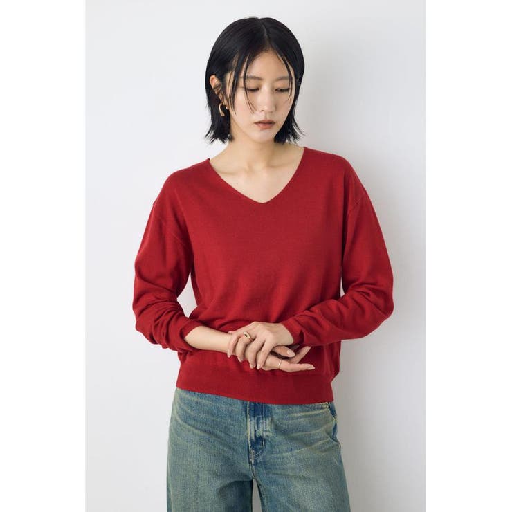 格上げ２WAYネックニット | AZUL BY MOUSSY | 詳細画像21 
