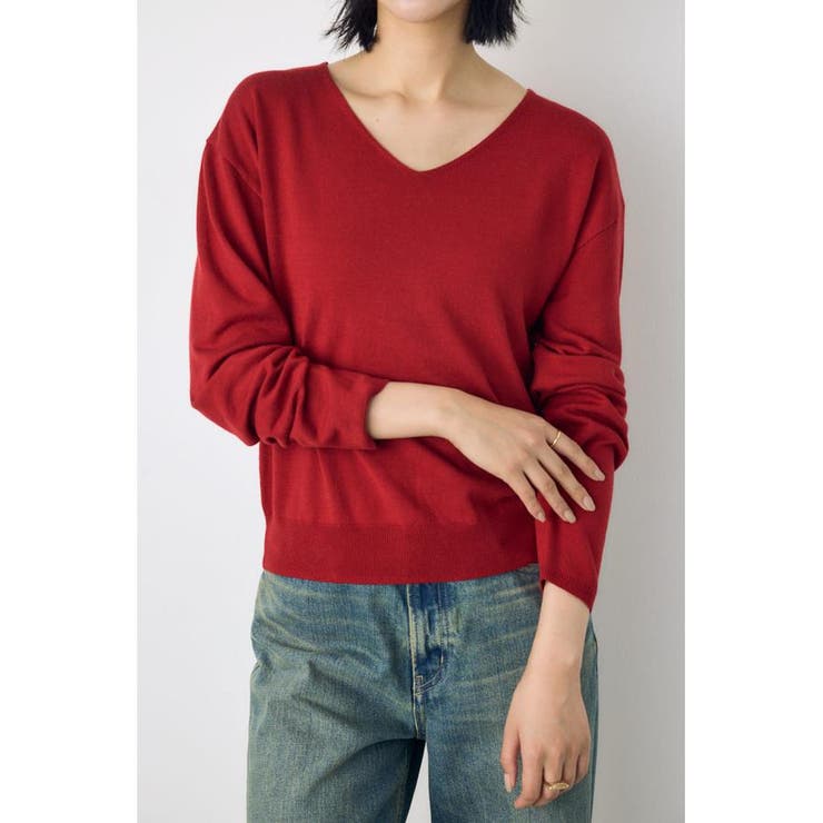 格上げ２WAYネックニット | AZUL BY MOUSSY | 詳細画像22 