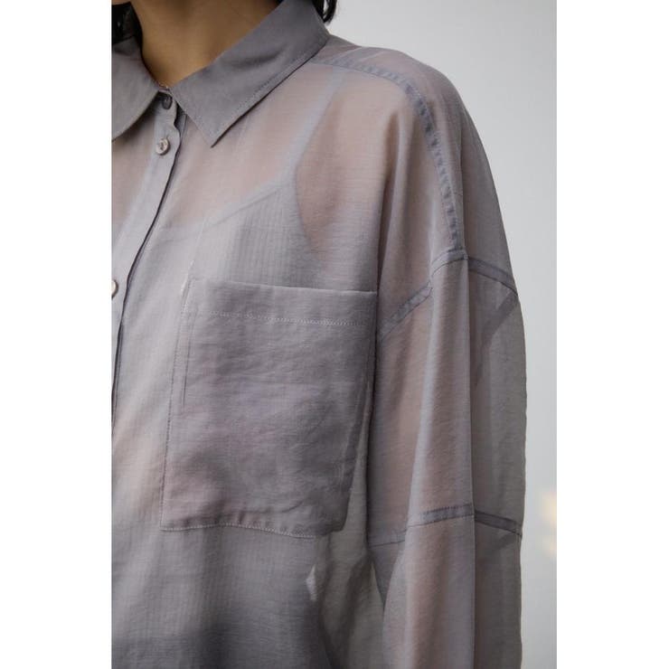 バックスリットシアーオーバーシャツ | AZUL BY MOUSSY | 詳細画像34 