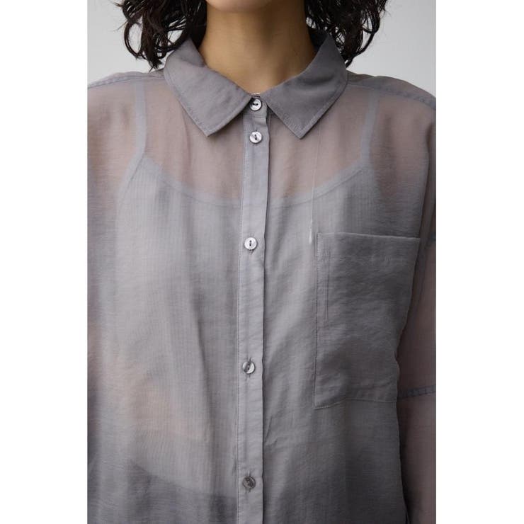 バックスリットシアーオーバーシャツ | AZUL BY MOUSSY | 詳細画像33 