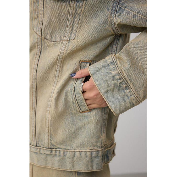 AZUL DENIM ヴィンテージデニムジャケット | AZUL BY MOUSSY | 詳細画像12 