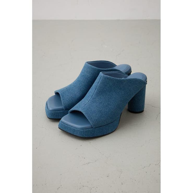 スクエアトゥプラットフォームミュールサンダル | AZUL BY MOUSSY | 詳細画像16 