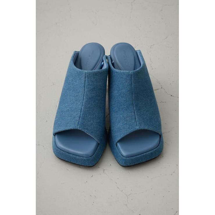 スクエアトゥプラットフォームミュールサンダル | AZUL BY MOUSSY | 詳細画像19 