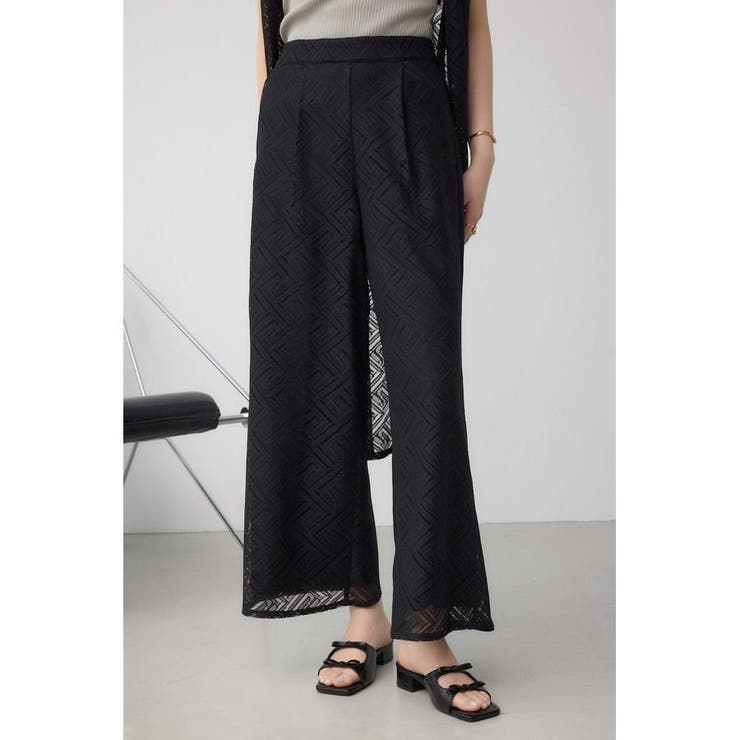 レースワイドパンツ | AZUL BY MOUSSY | 詳細画像12 