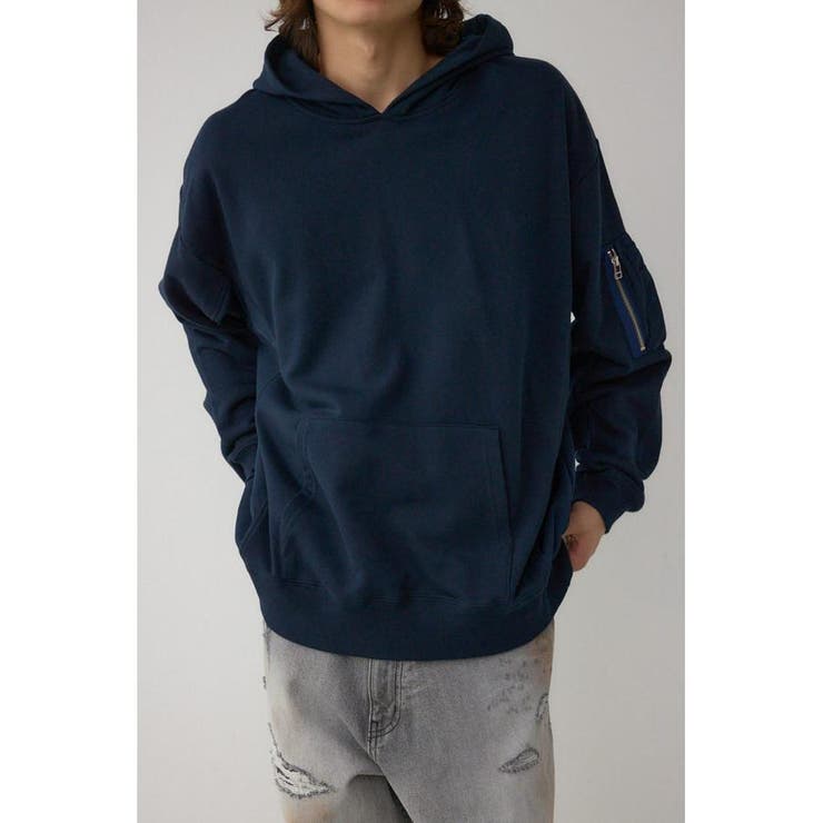 NVY | ユーティリティポケット付きフーディー | AZUL BY MOUSSY
