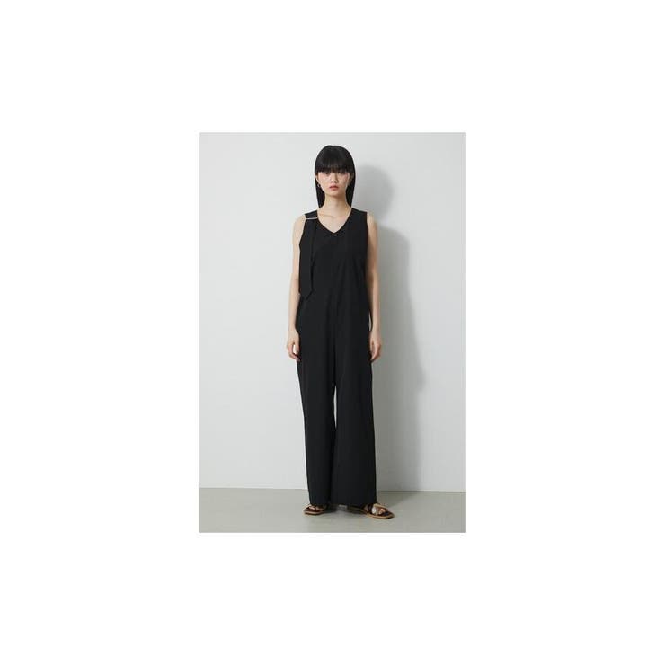 サロペット・オーバーオール・オールインワン BLACK BY MOUSSYwide silhouette jump suit BLACK BY MOUSSYwide silhouette jump suit（出産祝い MOUSSY