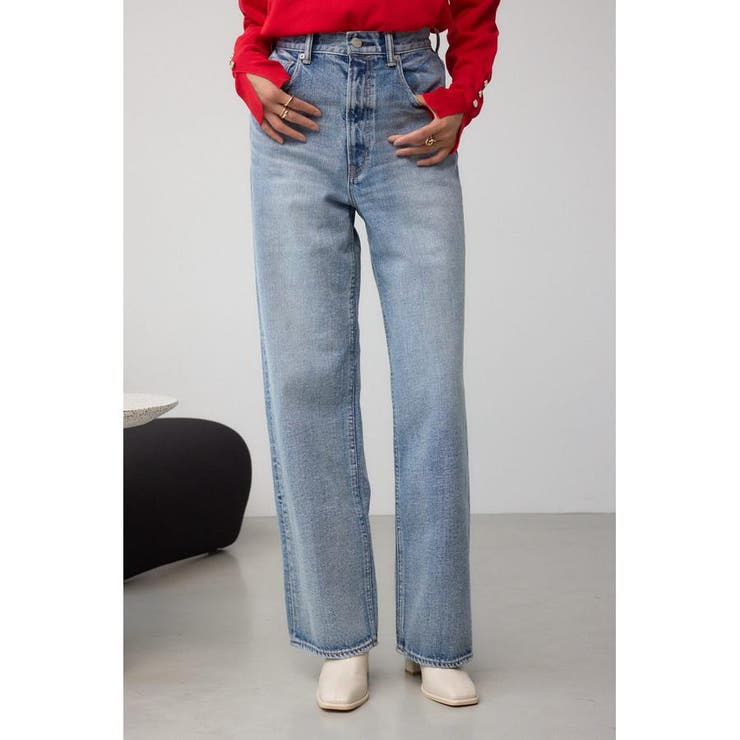 AZUL DENIM ハイウエストワイドロング丈 | AZUL BY MOUSSY | 詳細画像22 