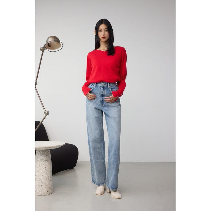 AZUL DENIM ハイウエストワイドロング丈 | AZUL BY MOUSSY | 詳細画像24 