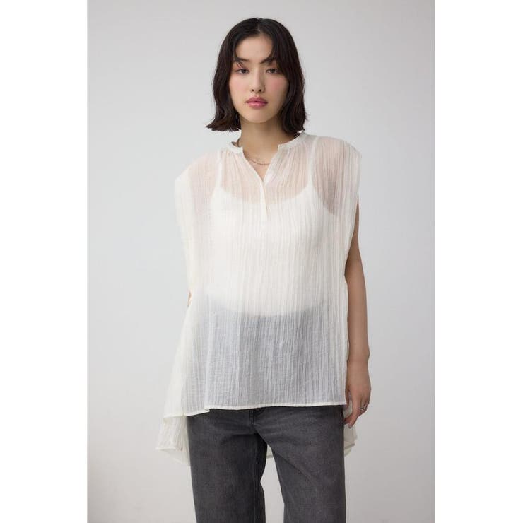 C/T冷感 サイドベルトブラウス | AZUL BY MOUSSY | 詳細画像3 