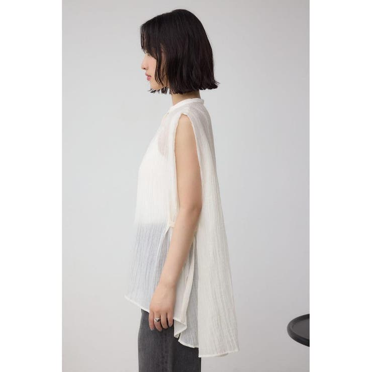 C/T冷感 サイドベルトブラウス | AZUL BY MOUSSY | 詳細画像6 