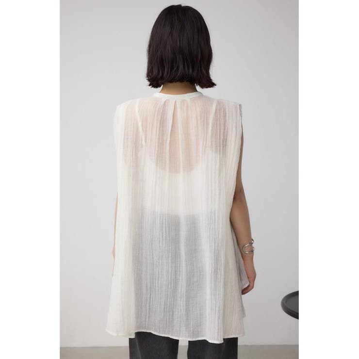 C/T冷感 サイドベルトブラウス | AZUL BY MOUSSY | 詳細画像7 