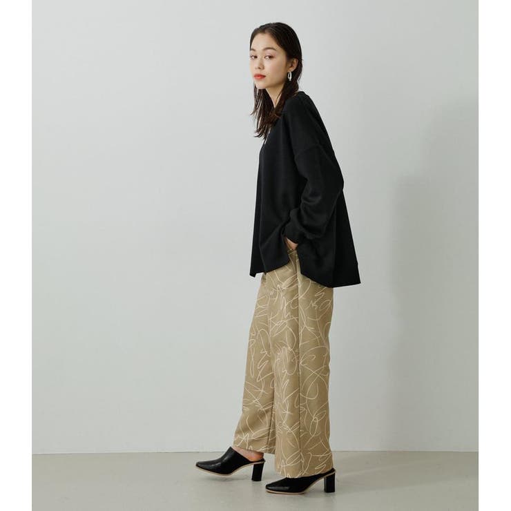 LINE DRAWING PRINT PT | AZUL BY MOUSSY | 詳細画像24 
