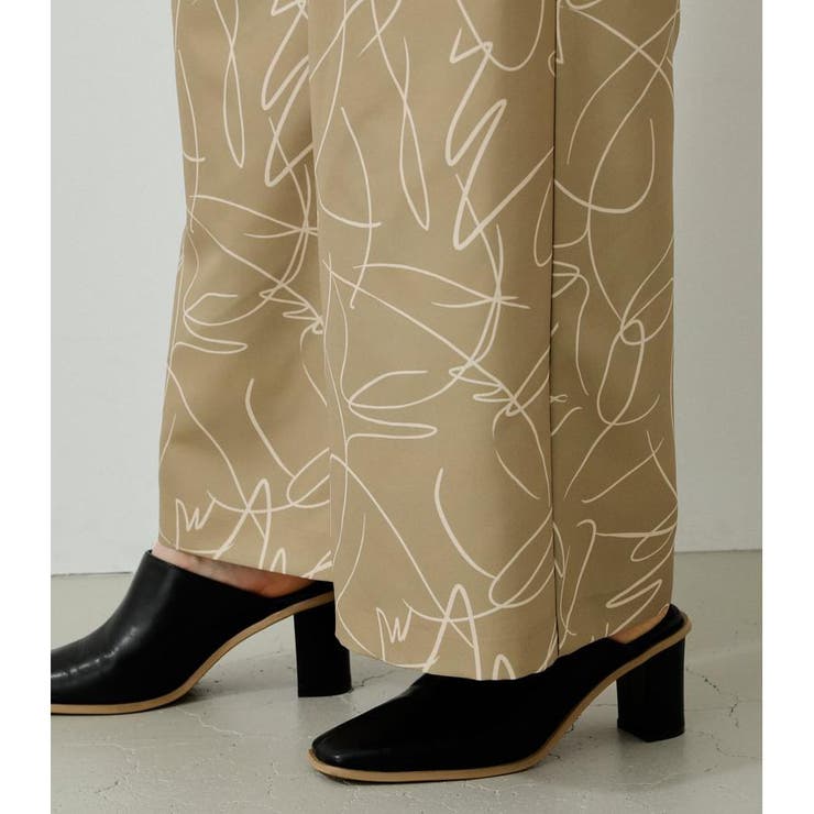 LINE DRAWING PRINT PT | AZUL BY MOUSSY | 詳細画像30 