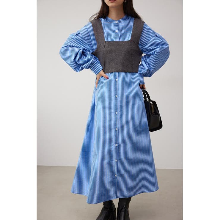 ビスチェセットシャツワンピース[品番：AZLW0021353]｜AZUL BY MOUSSY