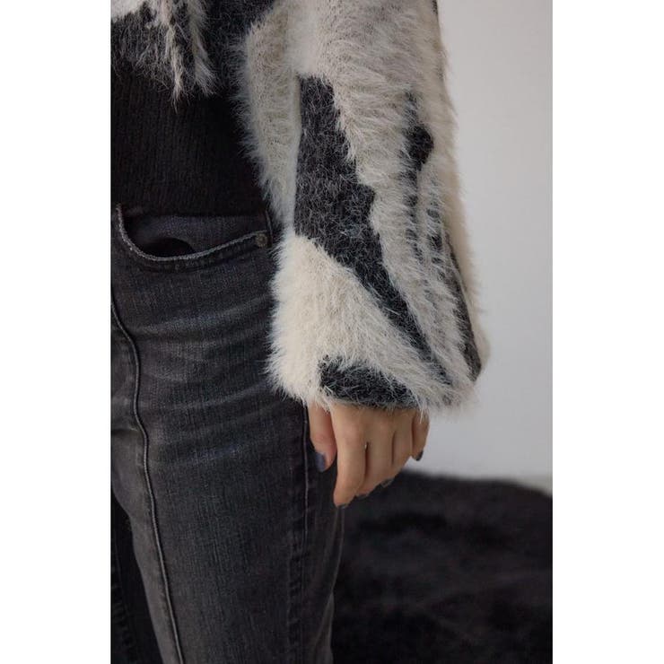 アソートパターンクルーネックニット | AZUL BY MOUSSY | 詳細画像9 