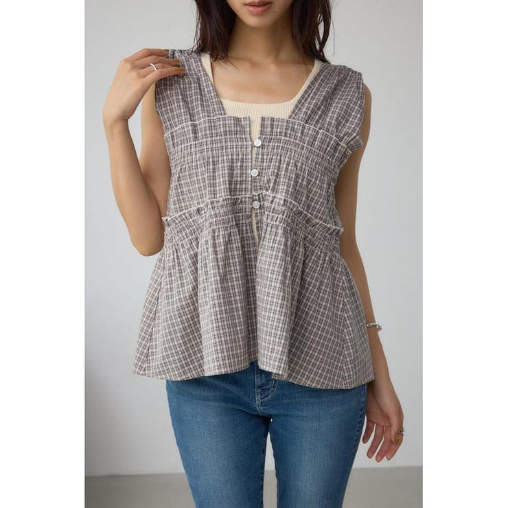 Multi_1 | 素材アソートシャーリングベスト | AZUL BY MOUSSY