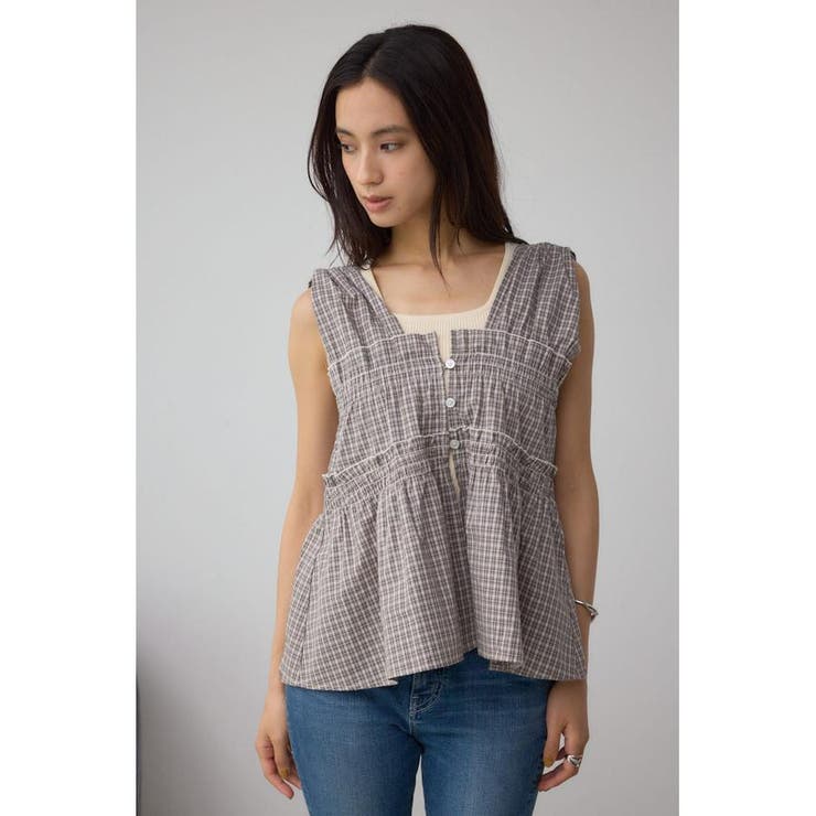 素材アソートシャーリングベスト | AZUL BY MOUSSY | 詳細画像23 