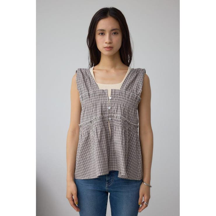 素材アソートシャーリングベスト | AZUL BY MOUSSY | 詳細画像25 