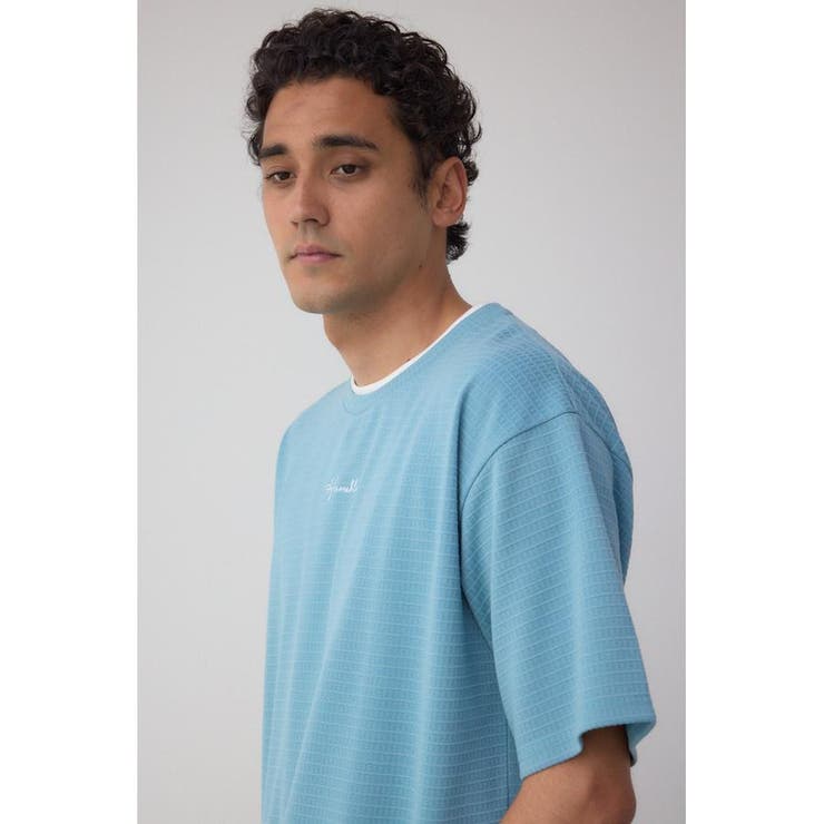 フェイクレイヤードジャガードTシャツ | AZUL BY MOUSSY | 詳細画像22 