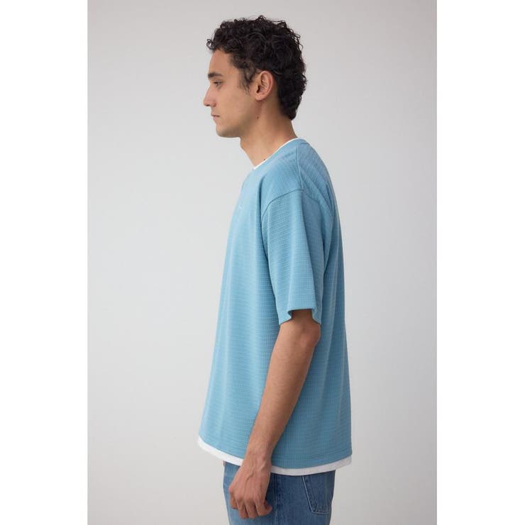 フェイクレイヤードジャガードTシャツ | AZUL BY MOUSSY | 詳細画像26 
