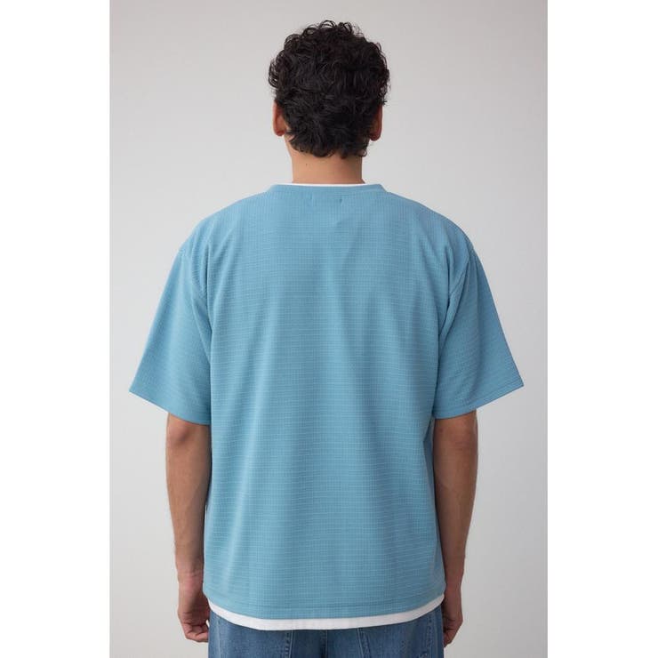 フェイクレイヤードジャガードTシャツ | AZUL BY MOUSSY | 詳細画像27 