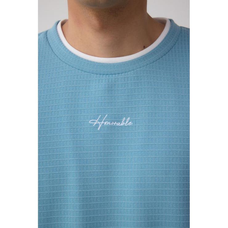 フェイクレイヤードジャガードTシャツ | AZUL BY MOUSSY | 詳細画像28 