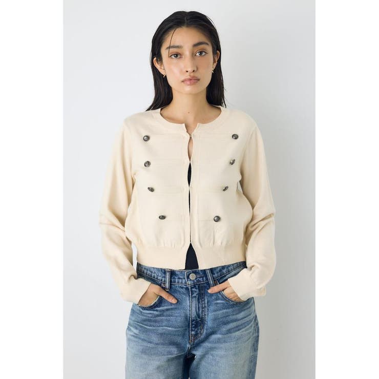IVOY3 | ナポレオンニットカーディガン | AZUL BY MOUSSY