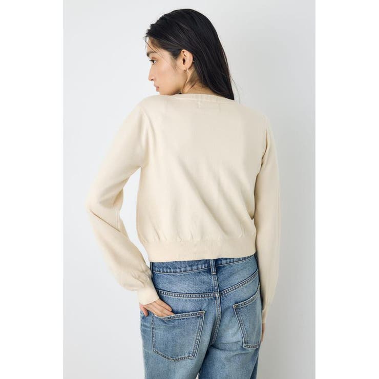 ナポレオンニットカーディガン | AZUL BY MOUSSY | 詳細画像3 