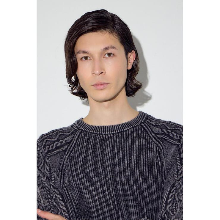 ヴィンテージウォッシュニットトップス | AZUL BY MOUSSY | 詳細画像2 