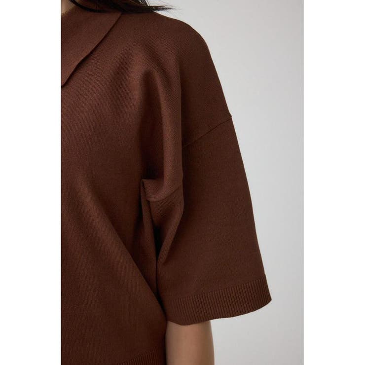 Wジップポロカラーニットカーディガン | AZUL BY MOUSSY | 詳細画像29 