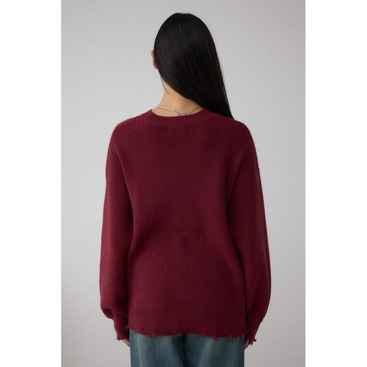 サイドZIPニットトップス | AZUL BY MOUSSY | 詳細画像37 