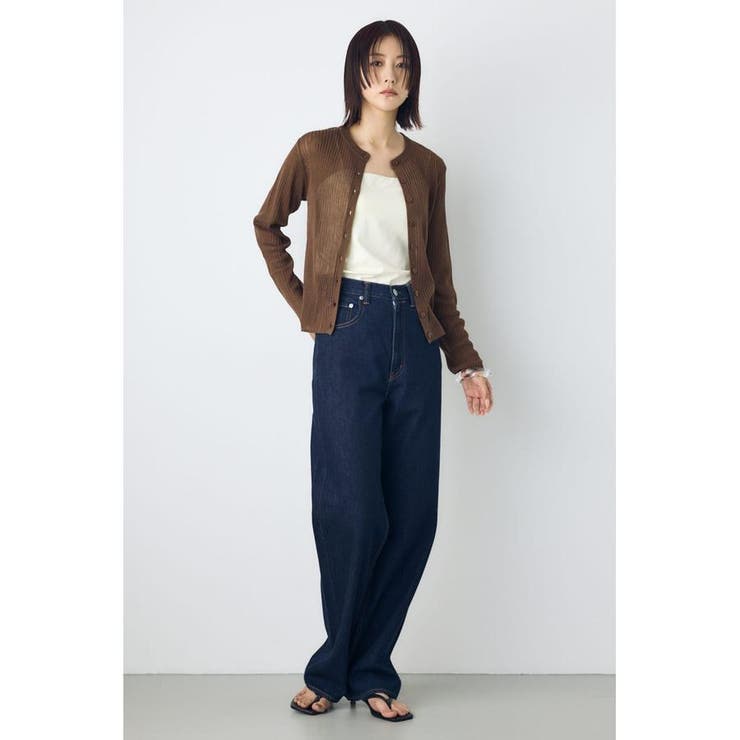 シアーリブ長袖ニットカーディガン | AZUL BY MOUSSY | 詳細画像23 