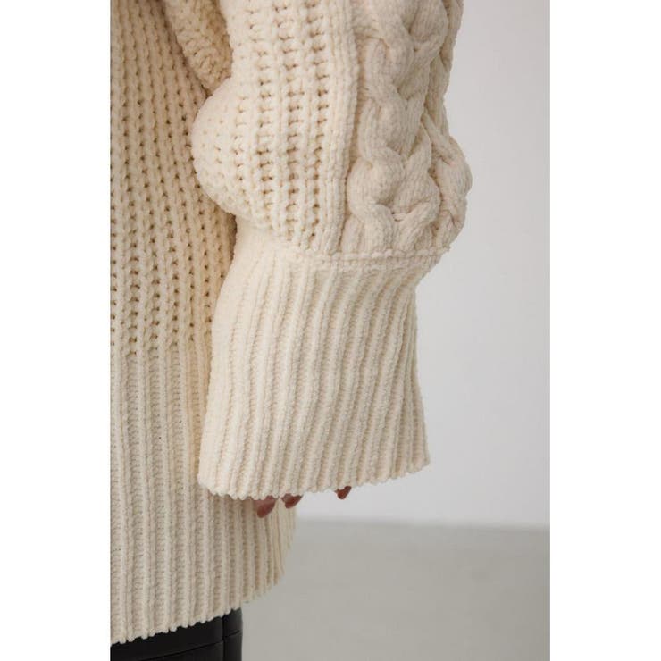 マットモールフードトッパーカーデ | AZUL BY MOUSSY | 詳細画像12 