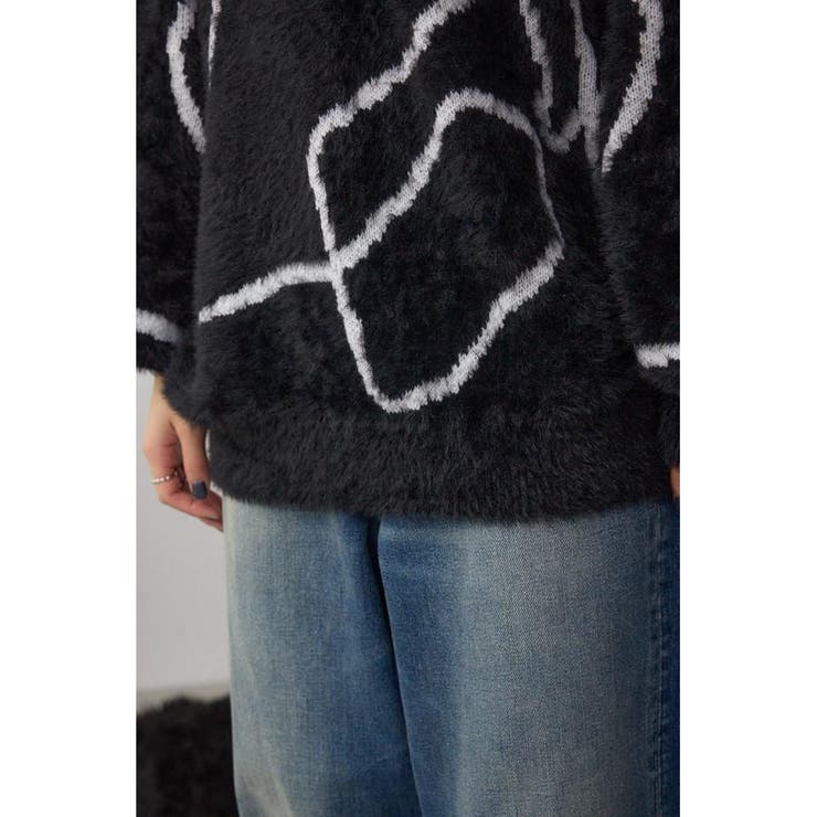 ニュアンス柄ニットトップス | AZUL BY MOUSSY | 詳細画像21 