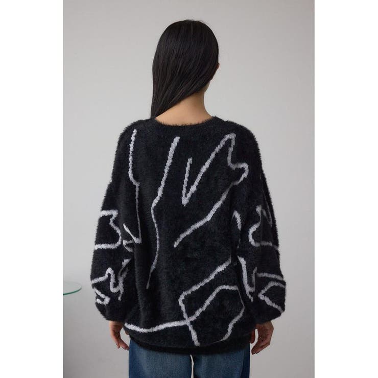 ニュアンス柄ニットトップス | AZUL BY MOUSSY | 詳細画像17 