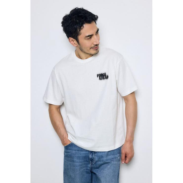 ぼかしバックプリントTEE | AZUL BY MOUSSY | 詳細画像2 