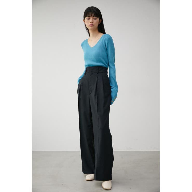 FRONT DARTS HIGH WAIST PANTS | AZUL BY MOUSSY | 詳細画像14 