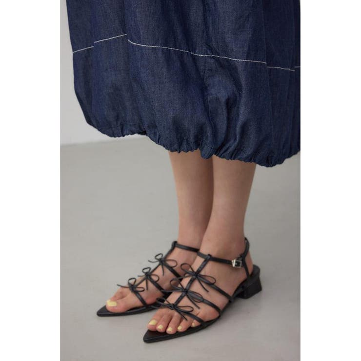 前後2WAYバルーンギャザーワンピース | AZUL BY MOUSSY | 詳細画像25 