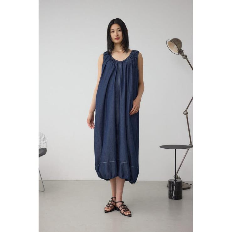 前後2WAYバルーンギャザーワンピース | AZUL BY MOUSSY | 詳細画像17 