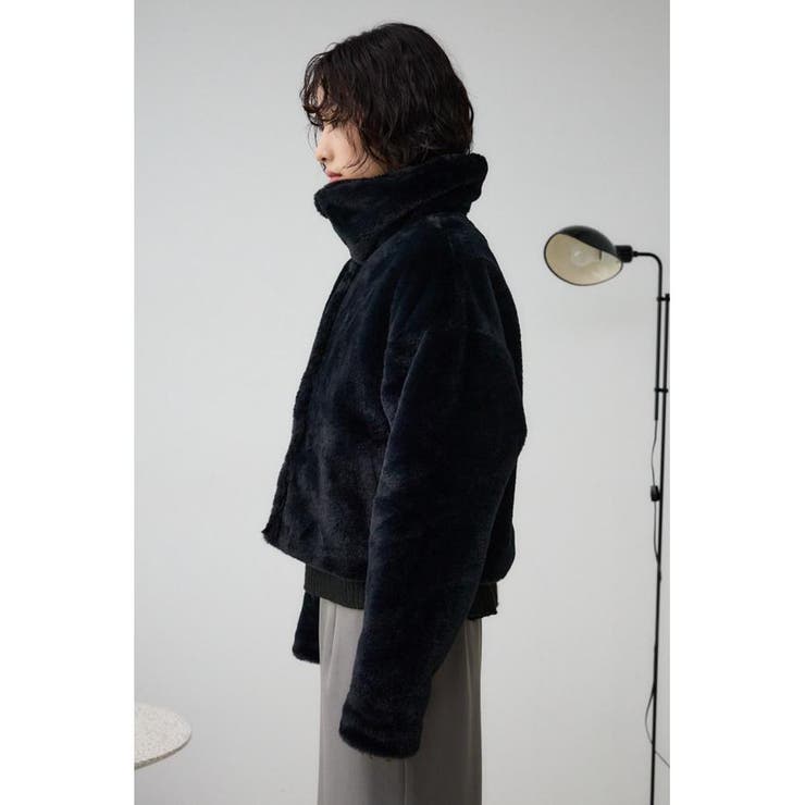 ファーショートコート | AZUL BY MOUSSY | 詳細画像18 