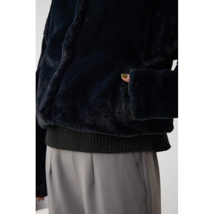 ファーショートコート | AZUL BY MOUSSY | 詳細画像24 