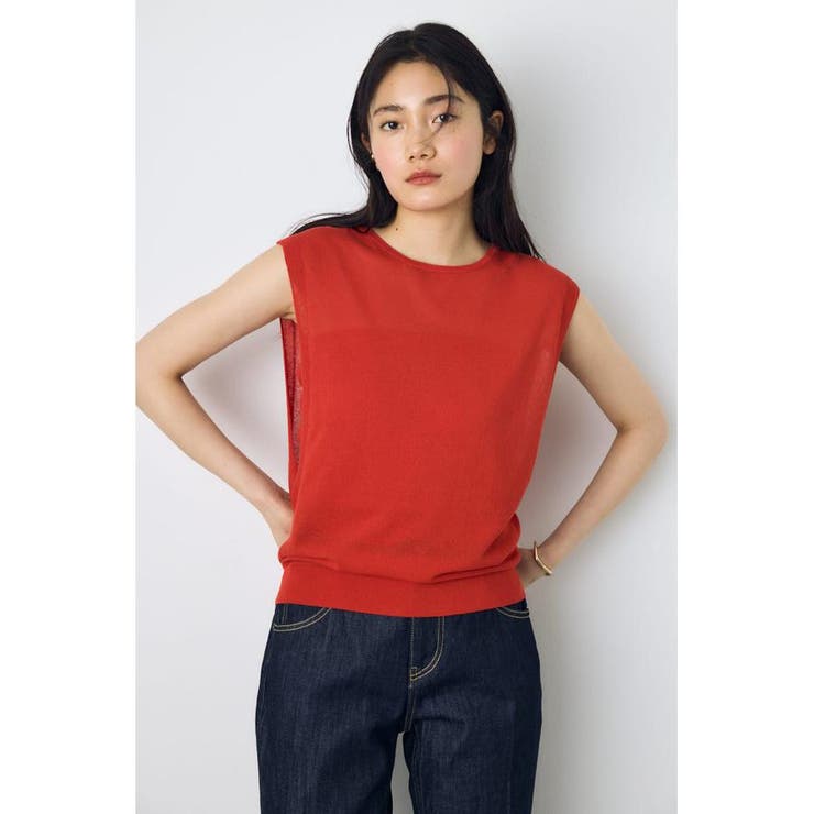 2点セットノースリーブニット(パット付き) | AZUL BY MOUSSY | 詳細画像29 