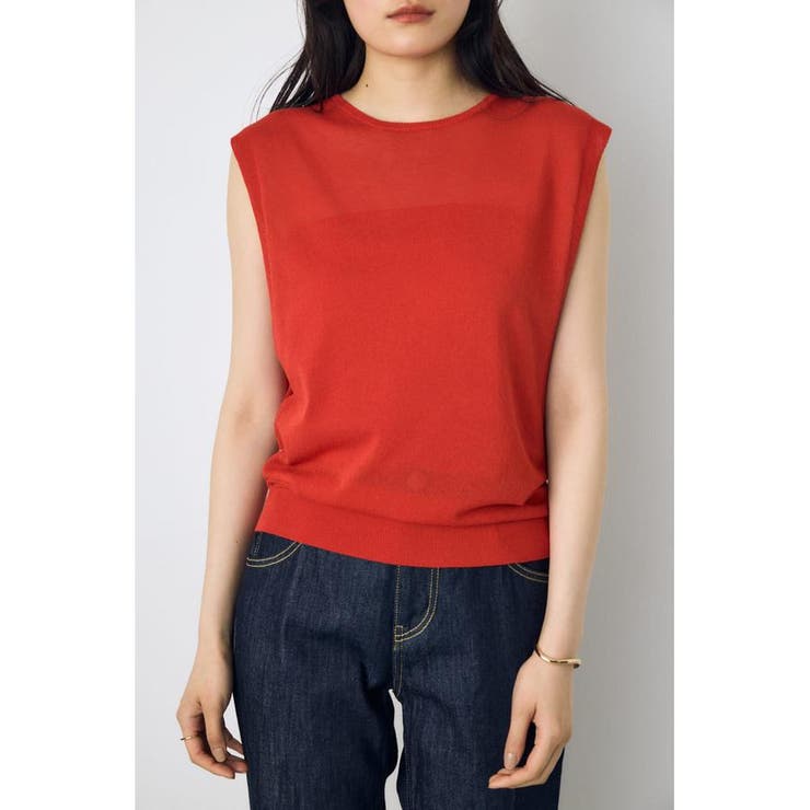2点セットノースリーブニット(パット付き) | AZUL BY MOUSSY | 詳細画像30 