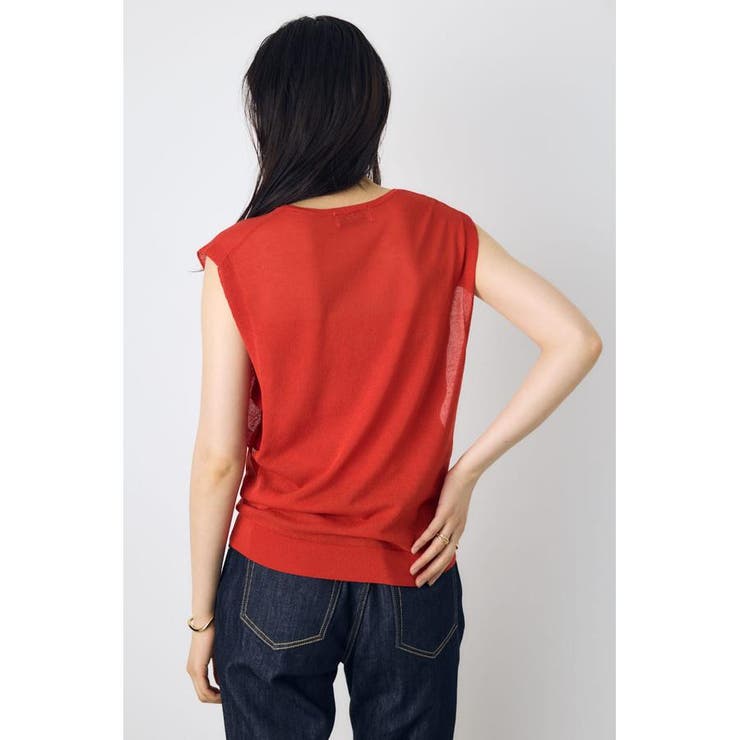 2点セットノースリーブニット(パット付き) | AZUL BY MOUSSY | 詳細画像32 