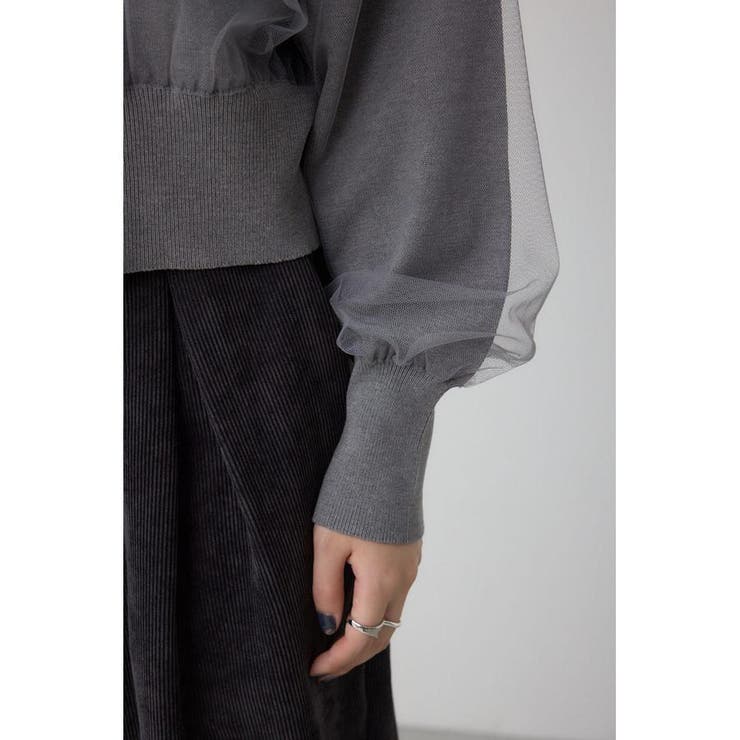 チュールドッキングニットカーディガン | AZUL BY MOUSSY | 詳細画像32 