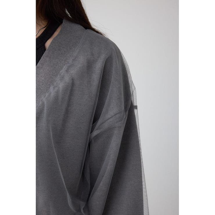チュールドッキングニットカーディガン | AZUL BY MOUSSY | 詳細画像30 