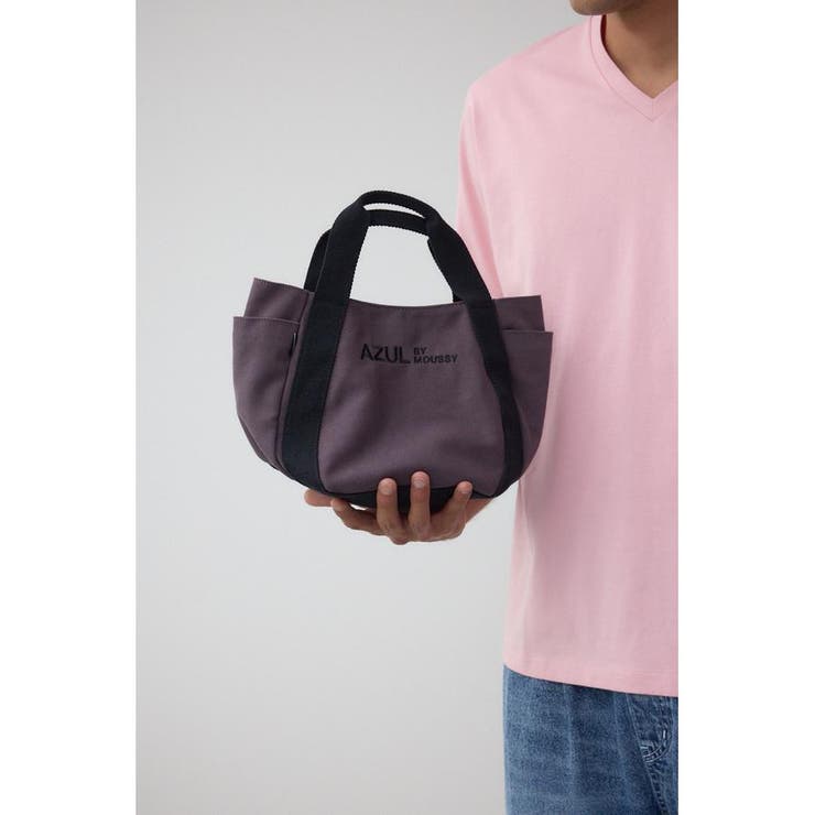 GRY | キャンバスロゴミニトート | AZUL BY MOUSSY