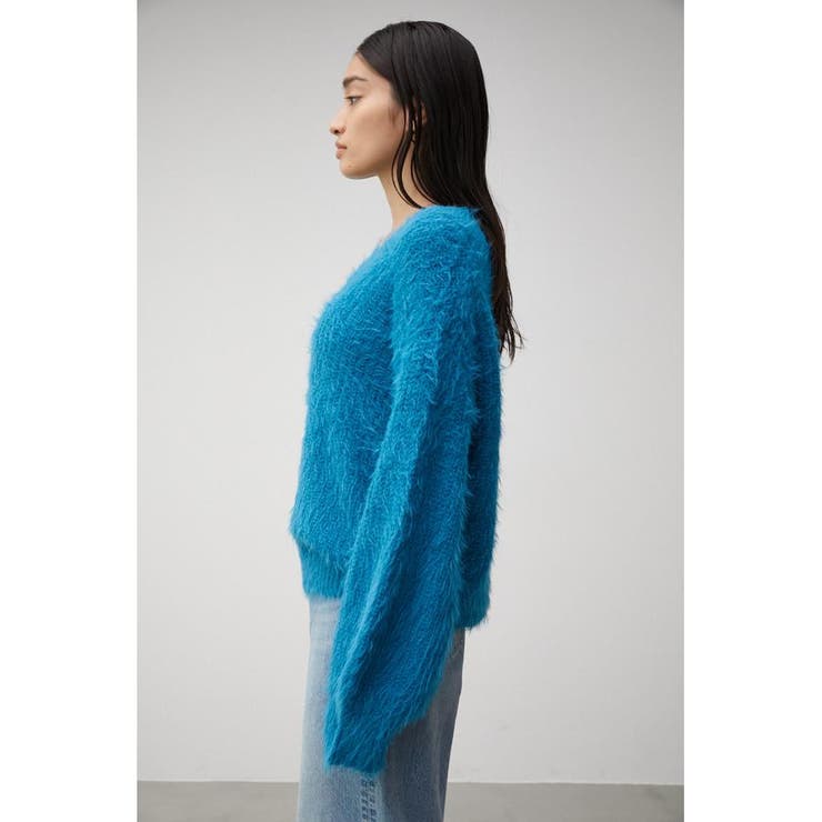 SHAGGY V/N KNIT[品番：AZLW0020472]｜AZUL BY MOUSSY（アズールバイ