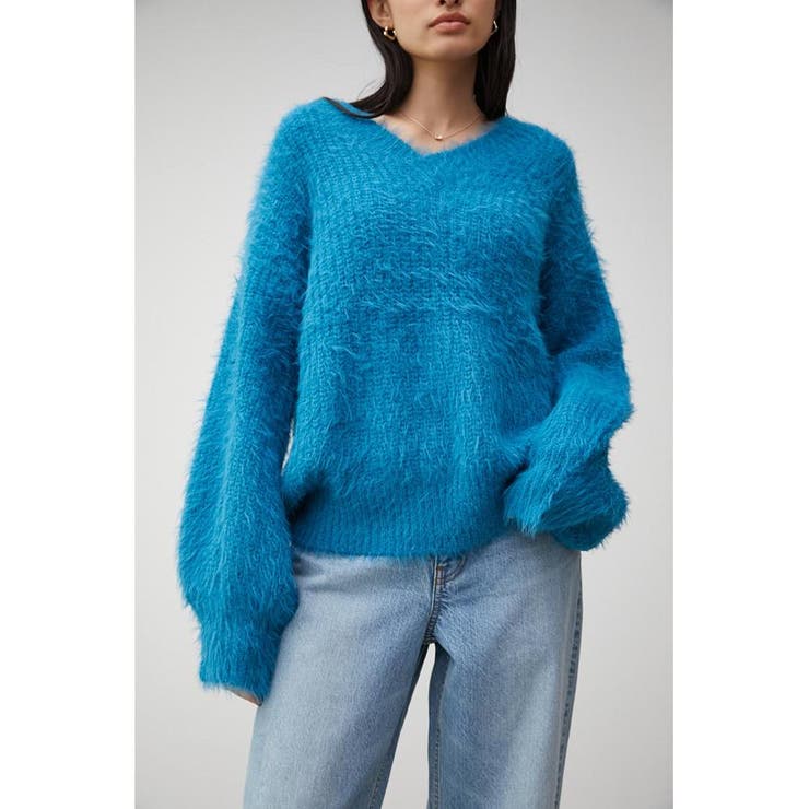 SHAGGY V/N KNIT[品番：AZLW0020472]｜AZUL BY MOUSSY（アズールバイ