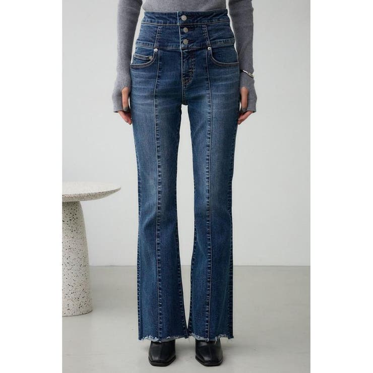 AZUL DENIM ハイウエストボタンフレアデニム | AZUL BY MOUSSY | 詳細画像5 